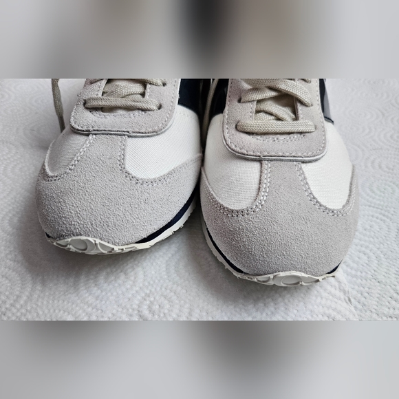 Coach Women's Mae Canvas Sneakers, Chalk/Navy, Size 8 M - Picture 7 of 10